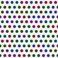 Seamless white paper with multicolor glitter dots