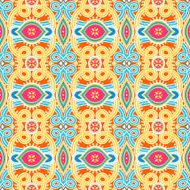 vintage blue and yellow pattern