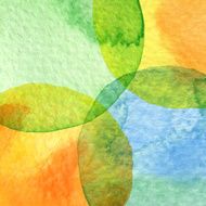 Abstract watercolor circle painted background N2