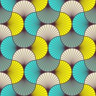 multicolored art deco pattern