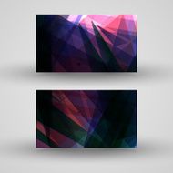 Vector business-card set for your design N341