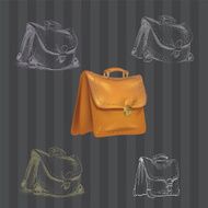 briefcase leather N3