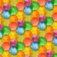 Abstract watercolor circle painted background N3