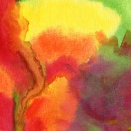 Abstract watercolor painted background N53