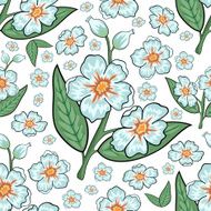 Seamless Floral Pattern N1686