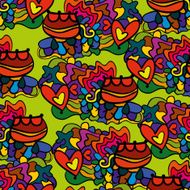 Seamless colorful abstract pattern N4