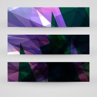 Vector banner set for your design N129
