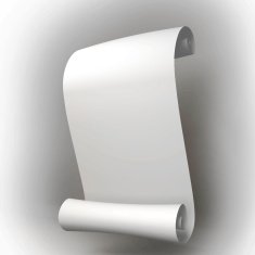 white paper scrolls rolls of paper N10