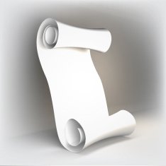 white paper scrolls rolls of paper N11