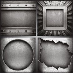 Vector metal background N6