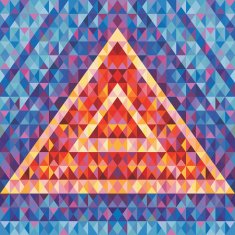 Retro futurism - abstract vector background N2
