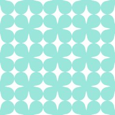Green seamless simple clover pattern N2