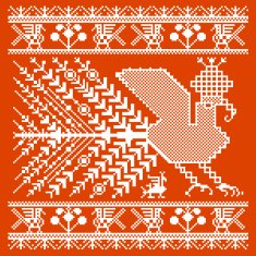 Russian and ukrainian folk embroidery patterns Vector illustration