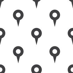 map pin vector seamless pattern N2