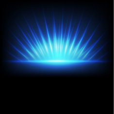 Abstract spark light blue isolate on black background vector illustration
