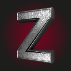 z metal letter