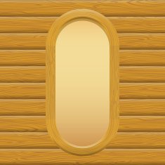 Wooden Framework with Paper on a Wall N7