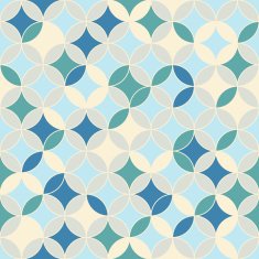 Endless round pattern Based on Traditional Japanese Embroidery N3