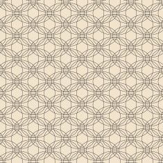 Dark Circles Abstract Pattern on Beige