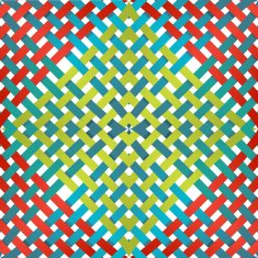 Pattern with intersecting lines on a white background Vector