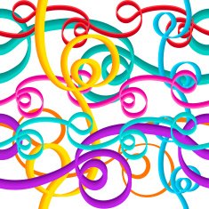 Seamless abstract background of lines Vector eps 10 N2
