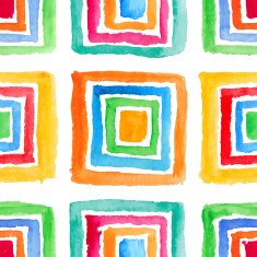 beautiful watercolor striped squares