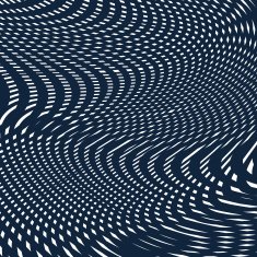 Black and white moire lines vector striped psychedelic backdrop N4