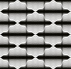 Vintage style black and white seamless pattern vector geometric N3