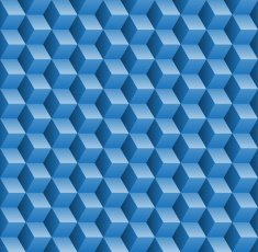 Seamless pattern with 3d cubes