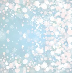 Vector blue snowfall background