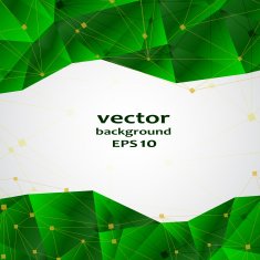 Green crystal abstract pattern