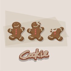 Cookies - vector illustration N2