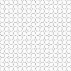 Gray ornament with hairy circles N2