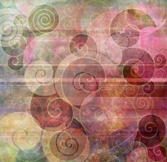 spirals on mixed media N3