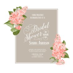 Bridal shower card N7