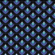 Fish scales pattern