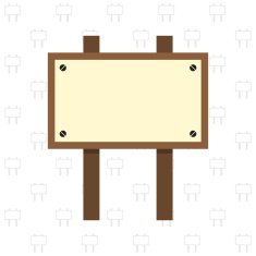 Wooden sign vector illustration