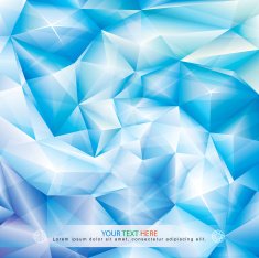 Blue crystal background N2