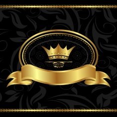 royal background with golden frame N6