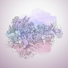 Decorative floral background N35