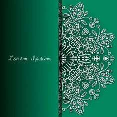 card with lace ornament N2