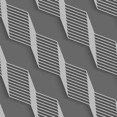 Geometrical pattern with white diagonal lines