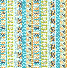 Colorful ethnicity ornament vector seamless pattern N3