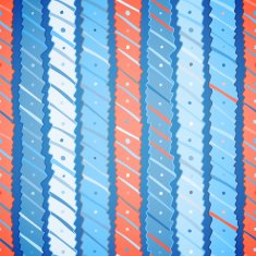 Christmas seamless pattern of wavy stripes N2