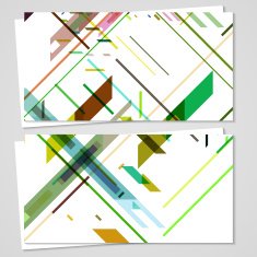 Vector business-card set for your design N333