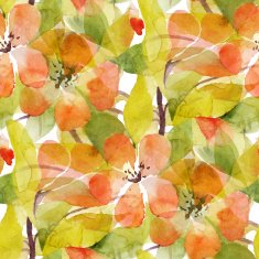 Watercolor Flowers N156
