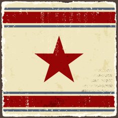 Abstract grunge background with star Vector illustration