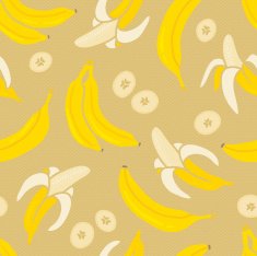 Seamless pattern with bananas N2