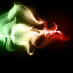 Abstract glowing wavy background N3