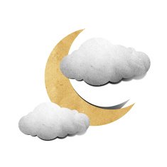 Weather grunge recycled papercraft stick